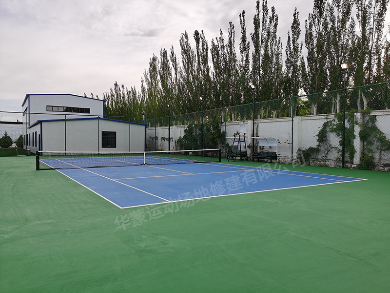 阿拉善軍分區(qū)塑膠網(wǎng)球場(chǎng)地